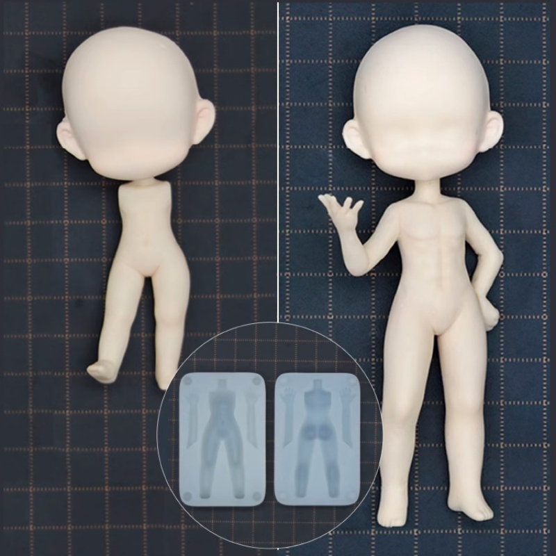 Diy Q - 6 cm/8 cm Q-Version des Mannkörpers