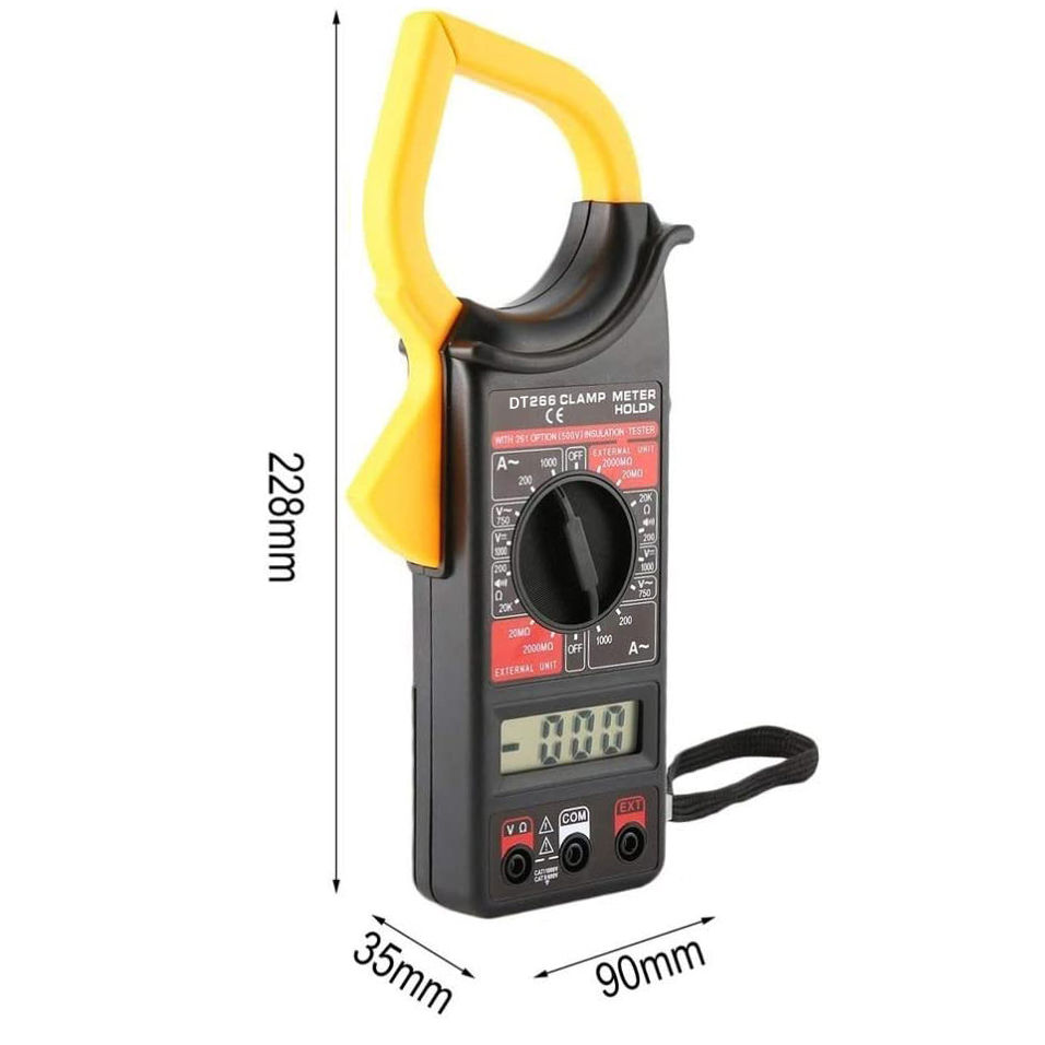 Multimeter Digital - 3 1/2-stelliges LCD-Display mit einer maximalen