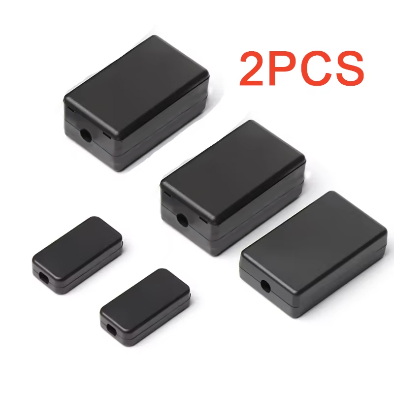 Diy Electronics Supplies - 2PCS Kunststoff Wasserdichte Black Box DIY