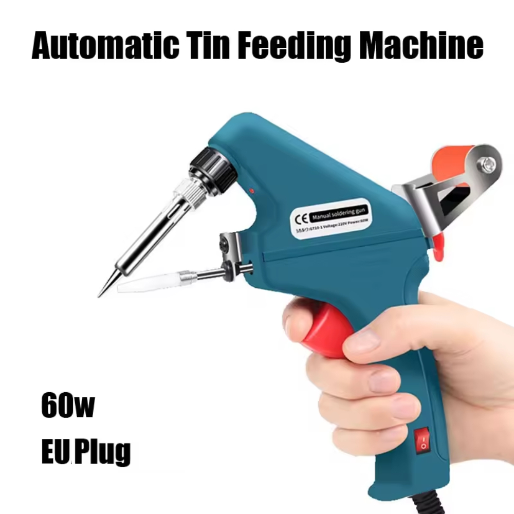 Diy Electronics Soldering Kit - Einstellbarer Temperatur-Lötkolben 220V 60W mit automatischer