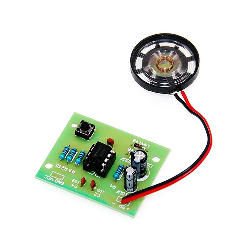 Diy Electronics Soldering Kit - Professionelles NE555 Türklingel-DIY-Kit - Zweiklangiger Ding-Dong-Klingelton