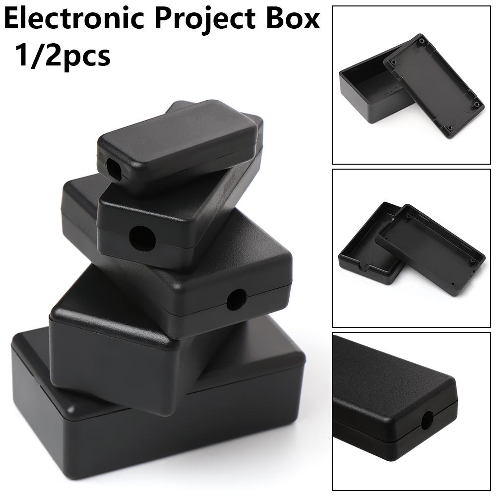 Diy Electronics Supplies - 1/2 stücke Kunststoff wasserdicht schwarz DIY
