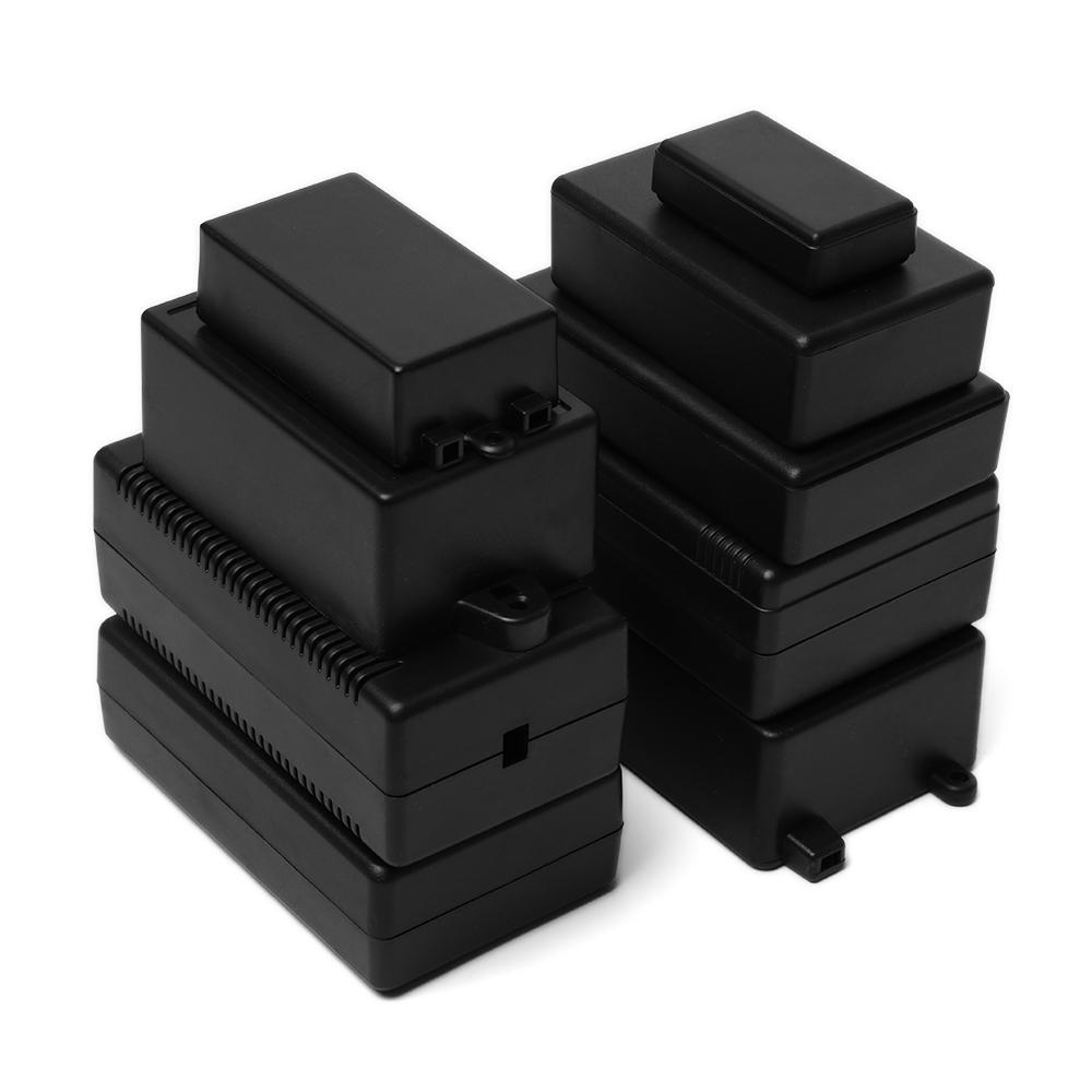 Diy Electronics Supplies - 1pc schwarz Kunststoff wasserdicht DIY Gehäuse