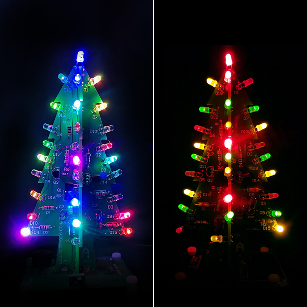 Diy Electronics Soldering Kit - LED bunte Weihnachts baum DIY Set