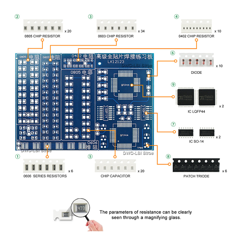 SMD Advanced Full Patch Weldin – Pcb Etching Kit Bewertung und Preis