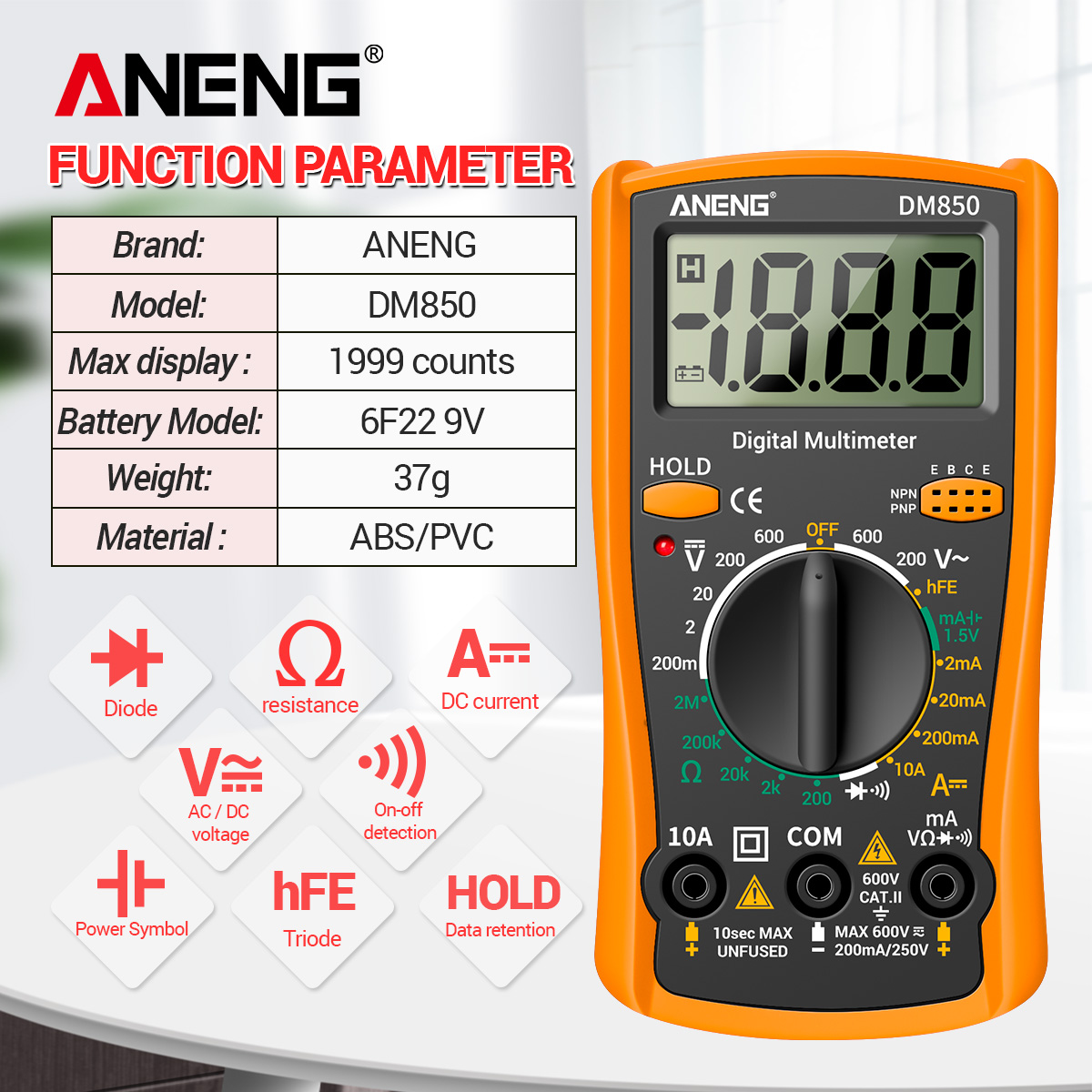 Multifunktionales digitales Di – Multimeter Digital Bewertung und Preis