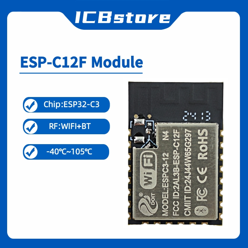 ESP32-C3-Serienmodul ESP-C12F  – Esp32 Wifi Bluetooth Bewertung und Preis