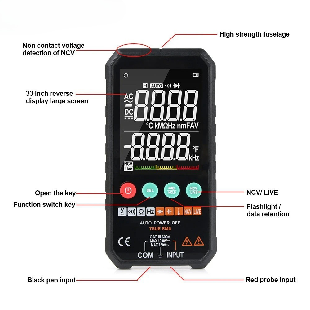 Intelligentes digitales Multim – Multimeter Digital Bewertung und Preis