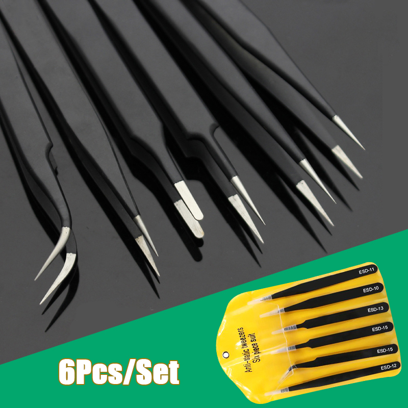 6-teiliges Präzisions-Pinzette – Diy Electronics Soldering Kit Bewertung und Preis