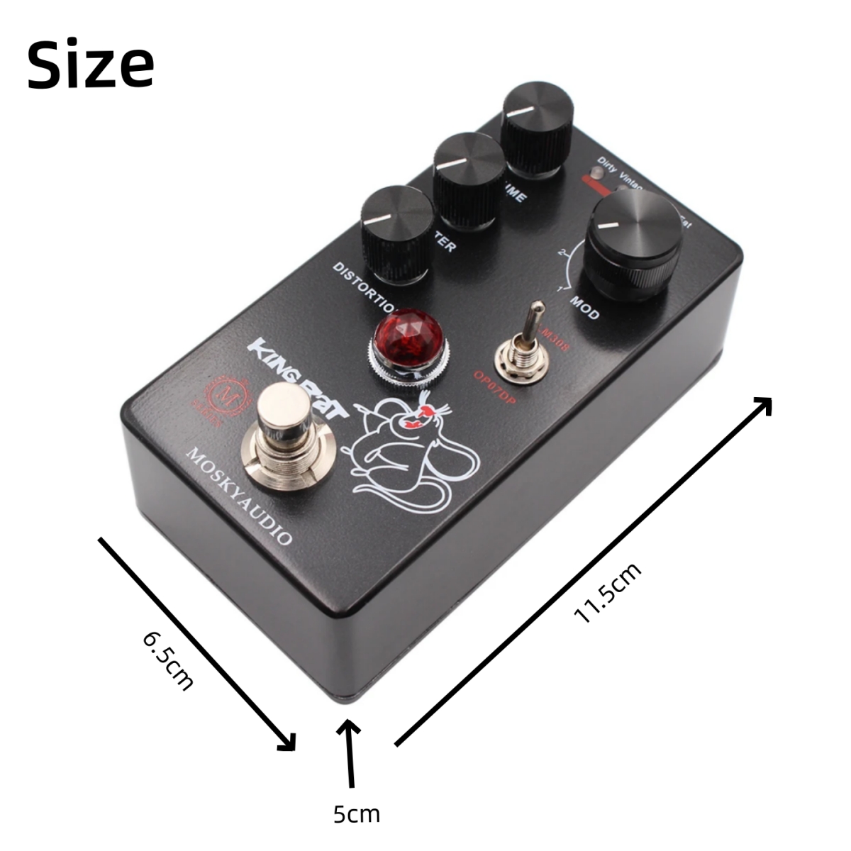 Mosky KING RAT Effektpedal Ver – Diy Guitar Electronics Bewertung und Preis