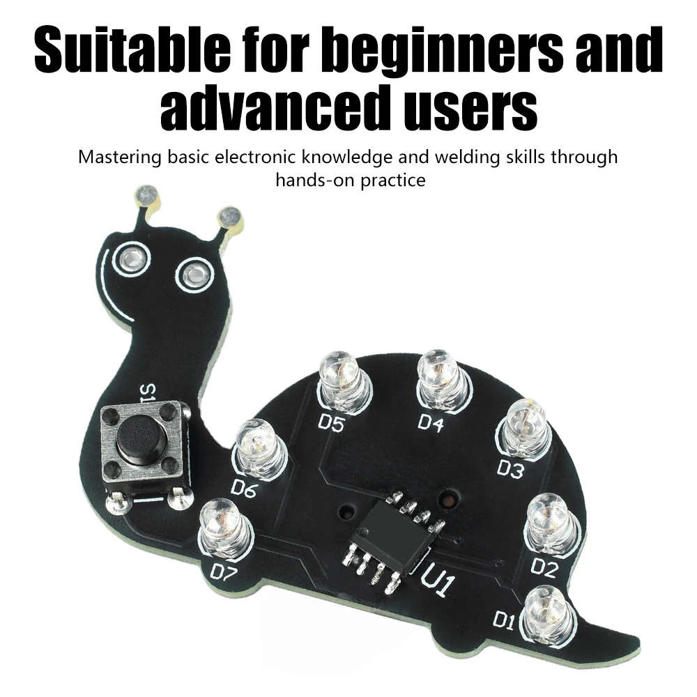 Schneckenförmiges LED-Lichtflu – Diy Electronics Projects For Beginners Bewertung und Preis