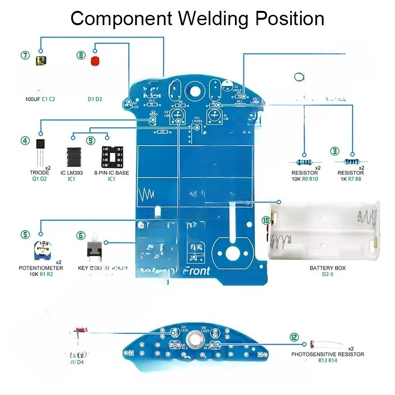 Lötübungsset für Elektronik-Le – Diy Electronics Projects For Beginners Bewertung und Preis