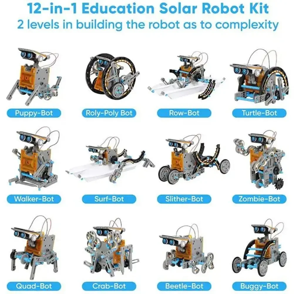 13-in-1 solarbetriebener Robot – Diy Electronics Supplies Bewertung und Preis